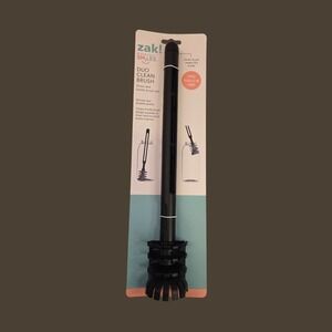 NEW - ZAK! Duo Clean Brush Set STRAW &‎ TUMBLER Tool